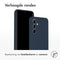Accezz Samsung Galaxy A35 - Liquid Silicone Backcover - Schokabsorberend - Donkerblauw