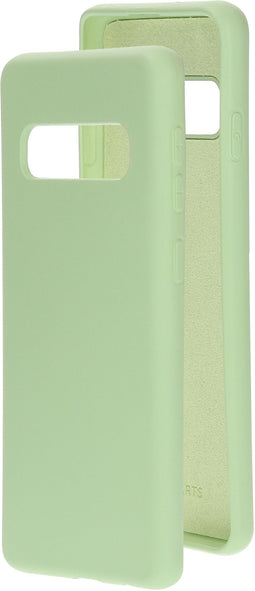 Mobiparts Samsung Galaxy S10 - Silicone Cover - Soft-touch - Pistache Green