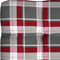 vidaXL - Palletkussens - 5 - st - ruitpatroon - stof - rood