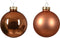 Kerstbal glas d7 cm rood kpr ass 8st kerst