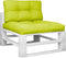 vidaXL - Palletkussens - 2 - st - stof - heldergroen