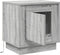 vidaXL - Nachtkastjes - met - LED-verlichting - 2 - stuks - Grijs - Sonoma - 44x34,5x45 - cm