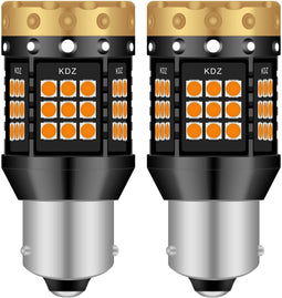 Ambergele BAU15S PY21W LED Auto Knipperlichten - 3700LM - Set van 2