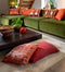 Dutch Decor NALU - Sierkussen kelim 40x60 cm - Merlot - rood - Inclusief binnenkussen