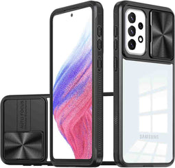 imoshion Hoesje Geschikt voor Samsung Galaxy A53 Hoesje - imoshion Camslider Backcover - Zwart
