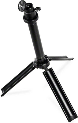 Walimex 17592 - Mini-tripod - Lichtgewicht aluminium - Draaggewicht 1kg - Maximale hoogte 38cm