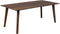 Old Inn - Eetkamertafel Mango walnoot met houten poot 240x100 cm