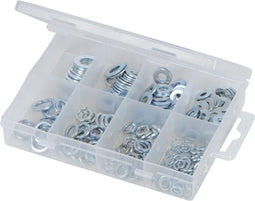 Fixman Assortiment sluitringen - roestbestendig - 210-delig - M5 tot M10 - met opbergkoffer