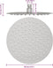 vidaXL - Regendouchekop - rond - 20 - cm - roestvrij - staal - 304
