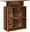 vidaXL - Receptiebalie - 100x40x104 - cm - bewerkt - hout - oud - houtkleurig