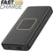 OtterBox Powerbank 10.000 mAh - 18W USB/USB-C PD - Draadloos opladen max. 10W - Zwart