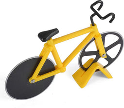 Pizzasnijder Fiets - Pizzames - Roller - Keukengerei - Geel