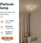 Nolt Plafondlamp Beige - Plafonniere E27 Lamp - Industrieel - Taupe - ⌀ 40cm