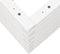 vidaXL - Plantenbak - 70x70x46 - cm - massief - grenenhout - wit