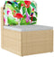 vidaXL - Ligbedkussen - voor - de - rugleuning - Tropisch - Jungle - 60x40x12 - cm - Oxford - stof
