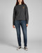 CREW NECK - Sweater - Lange mouw - Washed black