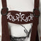 dressforfun Lederhose Weißensee - Verkleedkleding kostuum - Klassieke klederdrachtlook - Bruin (XL)