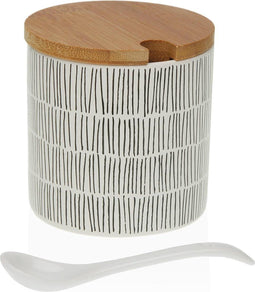 Suikerpot Versa New Lines Keramisch (8 x 8 x 8 cm)