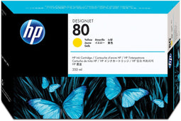 HP 80 - Inktcartridge - XL cartridge 350ml - Geel