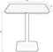Zuiver Vondel Tuintafel/ Bistrotafel Vierkant 71x71 cm Aluminium Zwart