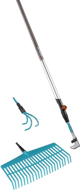 GARDENA Combisystem - Complete Actieset - Bladhark - Kunststof en Staal (1 stuk)