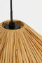 Mica Decorations Elisa - Hanglamp - H18 x Ø30 cm - Raffia - Lichtbruin