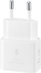 Samsung 25W Power Adapter - USB-C Snellader - Super Fast Charging - Wit
