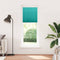 vidaXL - Plissé - rolgordijn - 75x200 - cm - stofbreedte - 74,4 - cm - petrol - groen