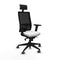 Bureaustoel met hoofdsteun Piqueras y Crespo 2D066G1 Wit