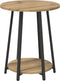 vidaXL - Salontafels - Set - van - 2 - in - Artisan - Eiken - met - Houtcomposiet - en - Metaal