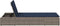vidaXL - Ligbed - met - zwevend - kussen - poly - rattan - grijs