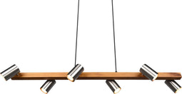 TRIO Marley - Hanglamp - 4 lichtpunten - Nikkel