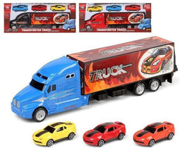 Autotransporter en Wagen (35 x 14 cm)