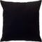 Dutch Decor Sierkussen Roxy - Katoen/Polyester - Zwart - 45x45 cm - Swirly applicatie - Kleur Raven