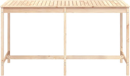 vidaXL Tuintafel 203,5x90x110 cm massief grenenhout