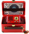 Muzen Retro Bluetooth Speaker Radio Crimson Red Metal