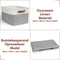 The Tranquil Abode - Opvouwbare Opbergmand - Set van 3 Stevige Stoffen met Handgrepen (3 stuks)