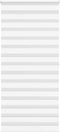vidaXL - Zebra - rolgordijn - 110x200 - cm - stofbreedte - 105,9cm - polyester - wit