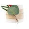 Kaars LED DKD Home Decor Wit 7 x 7 x 12 cm (AA)