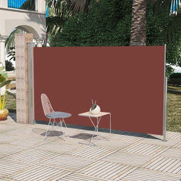 vidaXL - Tuinscherm - uittrekbaar - 160x300 - cm - bruin