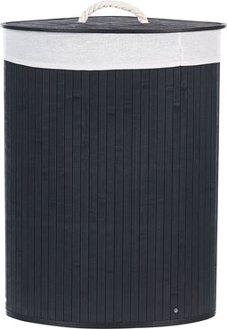 Beliani MATARA - Mand - Zwart - Bamboehout