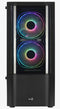 Aerocool Quantum - Midi Tower PC - 3x 12cm RGB Fan - Zwart