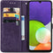 iMoshion Hoesje Geschikt voor Samsung Galaxy M22 / A22 (4G) Hoesje Met Pasjeshouder - iMoshion Mandala Bookcase - Paars