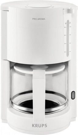 Krups ProAroma F30901 - Filter Koffiezetapparaat - Warmhoudfunctie Zwenkfilter Aromaknop - Wit