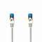 CAT6a netwerkkabel - S/FTP - RJ45 Male - RJ45 Male - 0.25 m - Snagless - Rond - LSZH - Grijs - Polybag