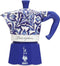 Bialetti Moka Express Percolator - Dolce & Gabbana Mediterranean Blue Collection - 6 kops