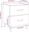 vidaXL - Nachtkastjes - 2 - st - 40x35x47 - cm - hoogglans - wit