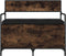 vidaXL - Opbergbankje - 85,5x42x73,5 - cm - bewerkt - hout - gerookt - eikenkleurig