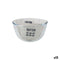 Kom La Mediterránea Quttin Glas 1,1 L 17 x 17 x 10 cm (12 Stuks)