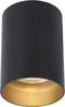 Atmooz - Opbouwspot Nuo Fix Zwart - Plafondspot - Slaapkamer / Woonkamer - Hoogte 10cm